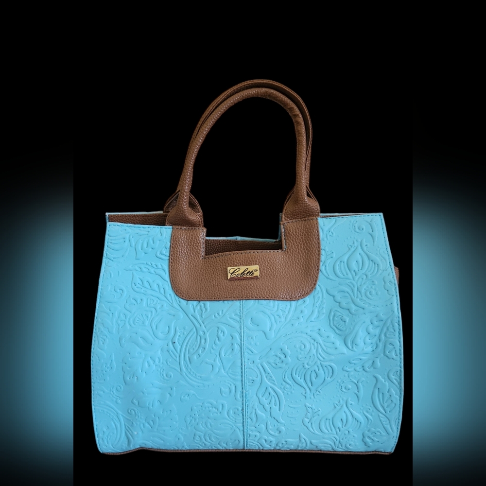 Leather tote